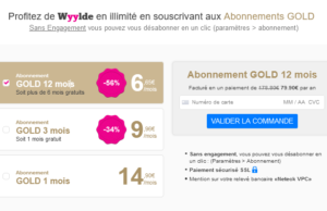 abonnements Wyylde