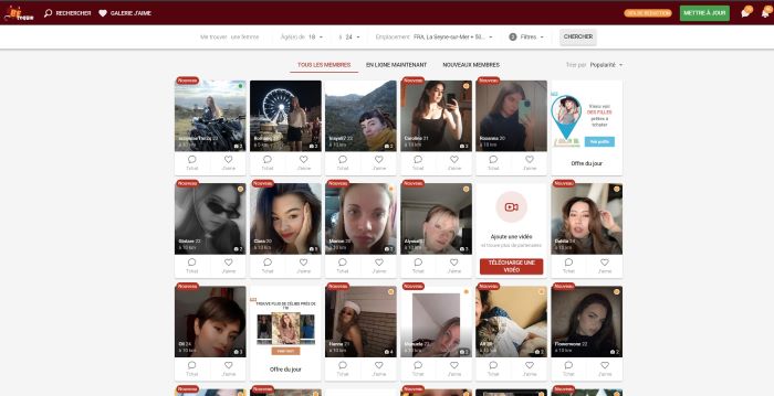 Avis Becoquin : l'interface et les fonctionnalités du site de rencontre